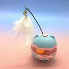 Özbience Etkileşimli Elektrikli Kedi Oyuncağı, Dönen Baş ve Tüy ile Otomatik Hareket