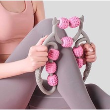 Allians Kas Gevşetici Masaj Aleti, 9 Tekerlekli, Ayarlanabilir, Lenf Drenaj Rulosu