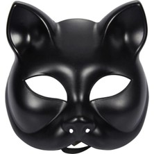 Vice Avm Siyah Renk Lüks Kedi Maskesi 12x13 cm TG-V 1430