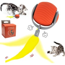 Özbience Kırmızı Akıllı Kedi Topu, Şarjlı Interaktif Zeka Geliştirici Oyuncak