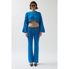 Nova Epoxy Art Oversize Triko Bluz Pantolon Takım