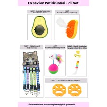 Özbience Kedi Oyun ve Bakım Seti: Top, Tarak, Oltası, Hacıyatmaz, Tüy Toplayıcı