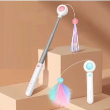 Özbience Lazerli Uzayan Kedi Oltası, Etkileşimli Oyun ve Av Çubuğu