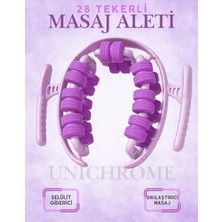 Allians Kas Gevşetici Masaj Aleti, Ayarlanabilir Tekerlekli Lenf Drenaj Rulosu