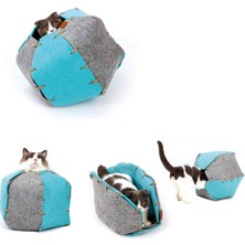 Özbience Renkli Kedi Tüneli, Eğlenceli ve Rahat Evcil Tırmanma Oyunu