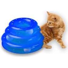 Özbience Çok Katlı Renkli Kedi Oyuncağı Eğlence ve Hareket Için