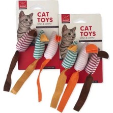 Özbience Renkli Ipli Kedi Oyuncağı, Eğlenceli ve Dayanıklı Tasarım