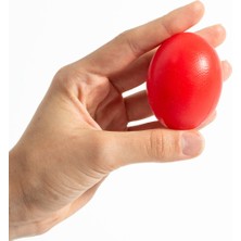 Allians Kırmızı Sert Direnç Silikon El Egzersiz Topu, Güç ve Esneklik Arttırıcı