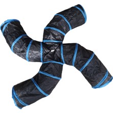 Özbience Kıvrımlı 4 Yollu Siyah Kedi Oyun Tüneli, Eğlence ve Keşif Keyfi