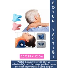 Allians Boyun ve Omuz Gevşetici Yastık, Rahatlatıcı ve Destek Sağlayıcı 20X15X12 cm