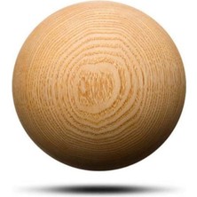 Allians El Yapımı Ahşap Masaj Topu 8 Cm, Doğal ve Sağlıklı Rahatlatıcı Kullanım