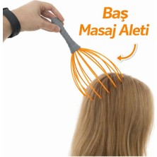 Allians Rahatlatıcı Baş Masaj Aleti, Ergonomik Saplı Stres Azaltıcı Kafa Masajı