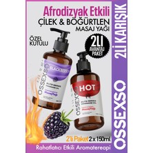 Allians Yenilebilir Böğürtlen Aromalı Isıtıcılı Masaj Yağı Seti 2X150ML
