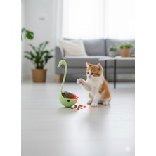 Özbience Lazerli Kedi Oyuncağı, Hareketli Hacıyatmaz ve Mama Dağıtıcı ile Eğlence