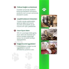 Özbience Kırmızı Renkli 125 cm Kedi Tüneli, Eğlenceli ve Dayanıklı Tasarım