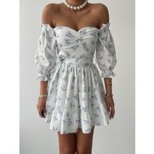 Nova Epoxy Art Rucka Belden Bağlamalı Mini Elbise