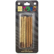 Özbience Matatabi Içerikli Kedi Oyuncağı, Kaplamalı Çubuk, 12 Cm, 6'lı Paket