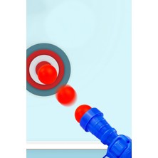 Özbience Eğlenceli Peluş Top Fırlatan Kedi Oyuncağı ve 30 Top Seti