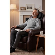 Allians S228 Titreşimli Isıtmalı Soğutmalı Sırt Bel Masaj Koltuğu Yastıklı