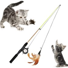 Özbience Renkli ve Eğlenceli Kedi Oltası, Keyifli Oyunlar Için Tasarlandı