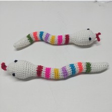 Özbience Yılan Diş Kaşıma Sesli Kedi Oyuncağı 25 Cm, Eğlenceli ve Dayanıklı Ürün