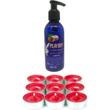 Allians Yenilebilir Hindistan Vücut Masaj Yağı, Aromalı Spa Mum Hediyeli, 120 ml