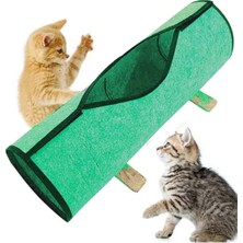 Özbience Yumuşak Kedi Tüneli, Eğlence ve Oyun Için 1 Metre Uzunlukta