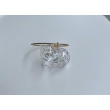 Özbience Şeffaf Kedi Tüyü Saklama Kutusu ve Çantası, Anahtarlık, Dayanıklı Kapsül