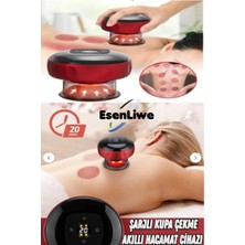 Allians Şarjlı Kupa Çekme Kas Stimülatörü Masaj ve Yağ Yakıcı Cihaz