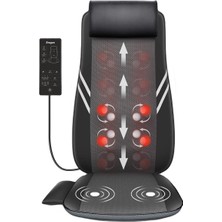 Allians 8 Node Shiatsu Masaj Minderi, Isıtmalı, Rahatlatıcı Koltuk Destekçisi