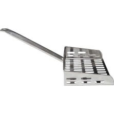 Özbience Hijyenik Paslanmaz Çelik Kedi Kumu Küreği, Temizlik Kolaylığı Sağlar