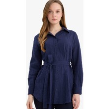 DeFacto Regular Fit Gofre Dokulu Tunik G8505AX26SP