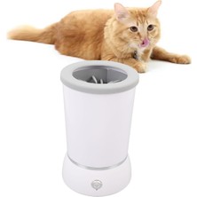Özbience Taşınabilir Kedi Pati Temizleyici, USB Şarjlı Evcil Hayvan Bakım Aleti
