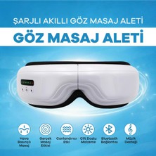 Allians Bluetoothlu Akıllı Göz Masaj Cihazı, Isıtmalı ve Hava Basınçlı Şarjlı
