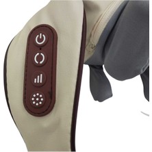 Allians USB Şarjlı Elektrikli Boyun ve Omuz Masaj Aleti, Isıtmalı El Hissi Masaj Cihazı