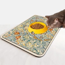 Özbience Emici ve Su Geçirmez Evcil Hayvan Mama Altlığı, Kolay Temizlenir