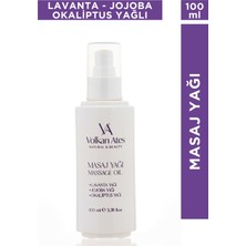 Allians Doğal Lavanta, Jojoba ve Okaliptüs Masaj Yağı, 100 ml Cam Şişe