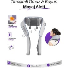 Allians Sıcak Kompresli 4d Masaj Cihazı ile Rahatlatıcı Omuz ve Boyun Masajı