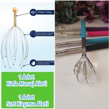 Allians Teleskopik Sırt Kaşıyıcı ve 12 Telli Kafa Masaj Aleti Seti