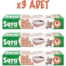 Özbience Yüksek Kaliteli Kedi Kumu Torbası 82X50 Cm, 3'lü Paket