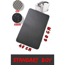 Özbience Elekli Kedi Kumu Paspası 60X45 cm Çift Taraflı Su Geçirmez, Pratik ve Temiz Kullanım