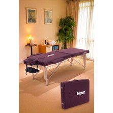 Allians Bordo Katlanabilir Masaj Masası Kılıfı ve Hediye Seti