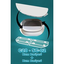 Özbience Kedi Tuvaletleri Için Bariyer ve Izgara Seti, Temizlik ve Konfor Sağlar