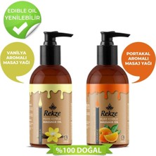Allians Yenilebilir Masaj Yağı, Portakal ve Vanilya Aroması, 120 Ml, Kokulu Ürün