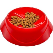 Özbience Pratik 1 Lt Kaymaz Tabanlı Plastik Mama ve Su Kabı