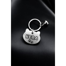 Özbience Metal Kedi Isimliği Çıngıraklı Zarif Kedi Künyesi