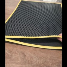 Özbience Sarı Kedi Paspası 50X70 Çift Katlı Eva Özel Isimlikli Kedi Aksesuarı