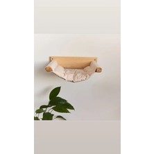 Özbience Rahat Kedi Hamağı ve Salıncağı, Duvara Monte Kedi Yatağı, Konforlu Kedi Minderi