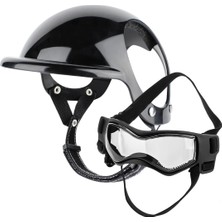 Özbience Mini Siyah Kedi ve Köpek Açık Kask, Güvenli ve Şık Tasarım