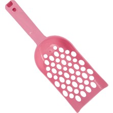 Özbience Iri Delikli Pembe Kedi Kumu Küreği, Pratik Temizlik Aracı